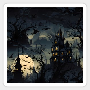 Halloween Decorations 18 - Haunted House Sticker